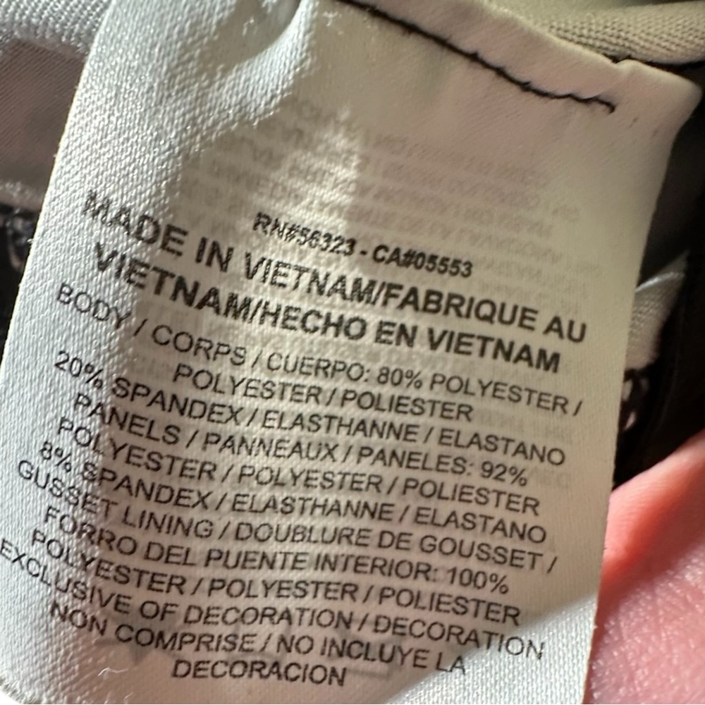 Nike Pro Womens Legging Sz M Monochrome black grey Patterned Leggings Dri-Fir - Picture 8 of 9